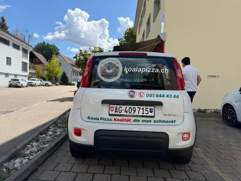 Koala Pizza – Autobeschriftung