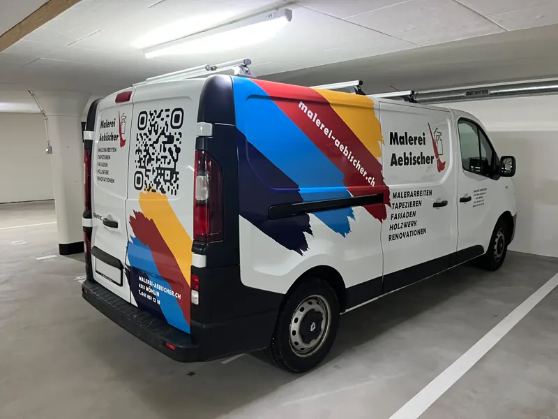 Malerei Aebischer – Lieferwagen