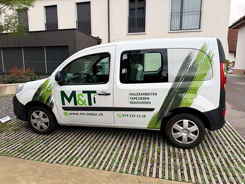 M&T Malergeschäft – Fahrzeugbeschriftung