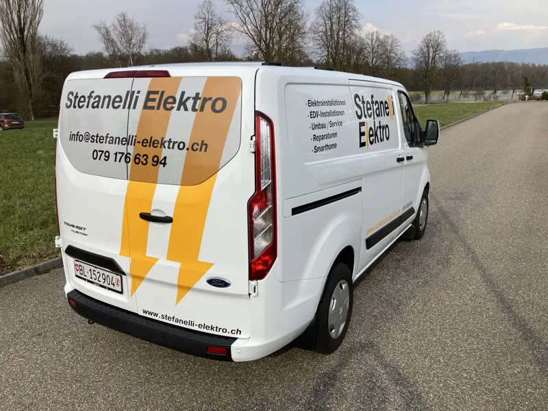 Stefanelli Elektro – Fahrzeugbeschriftung