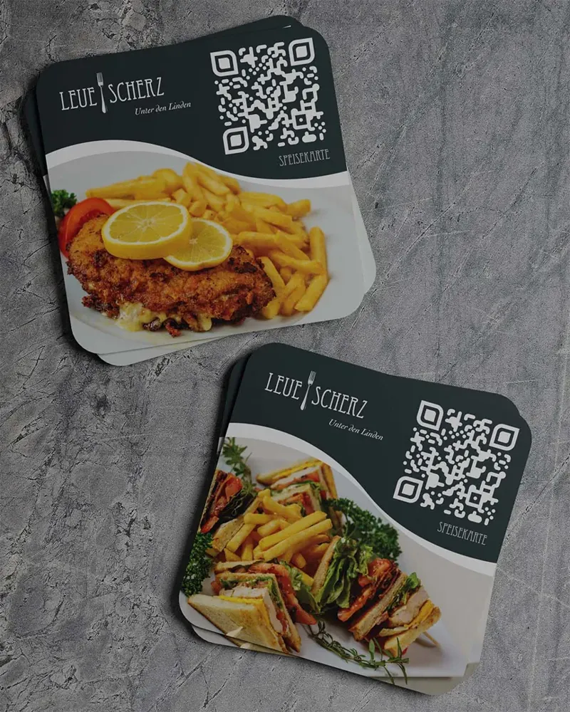 Google-Bewertungskarten – Mit QR-Code