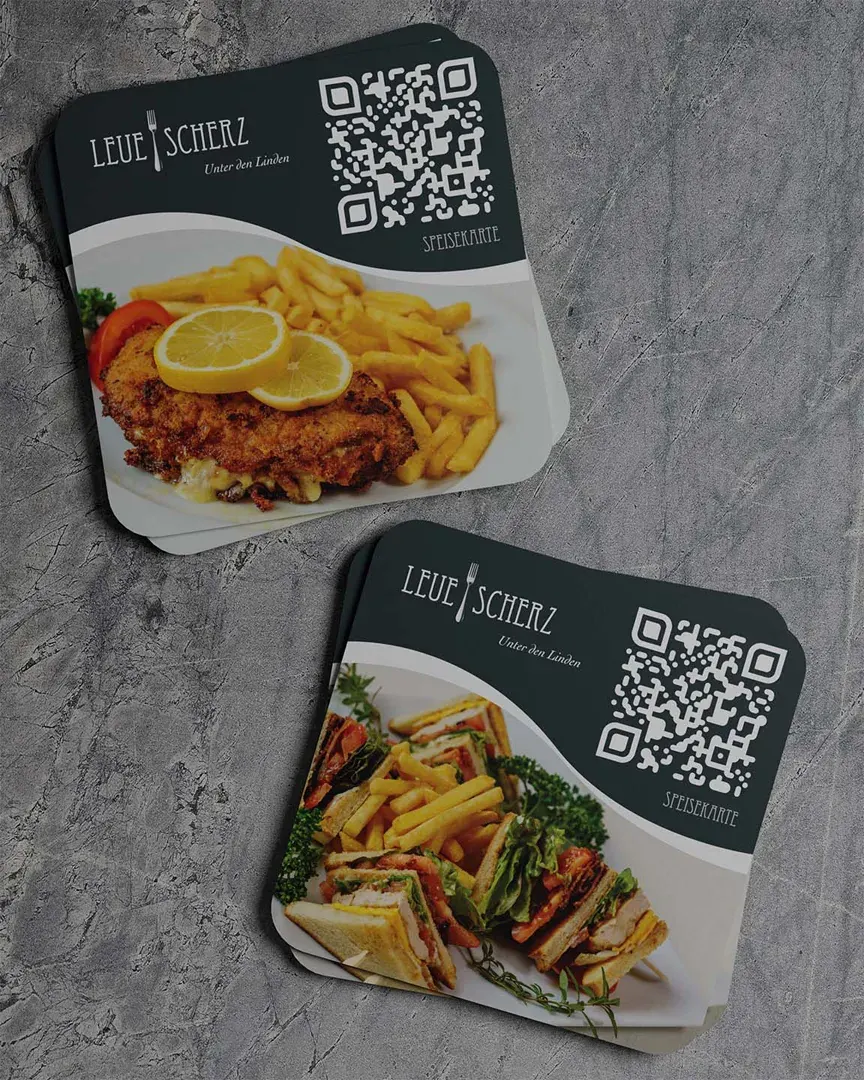 Google-Bewertungskarten mit QR-Code