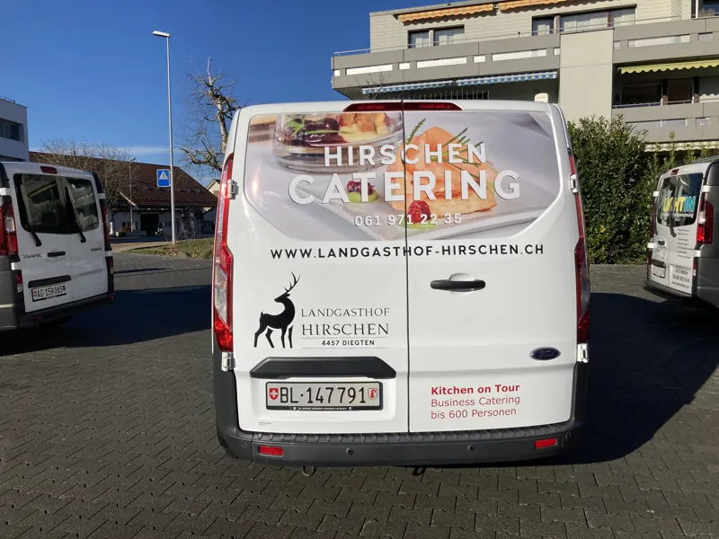 Heckscheibe – Lochfolie – von innen durchsichtig
