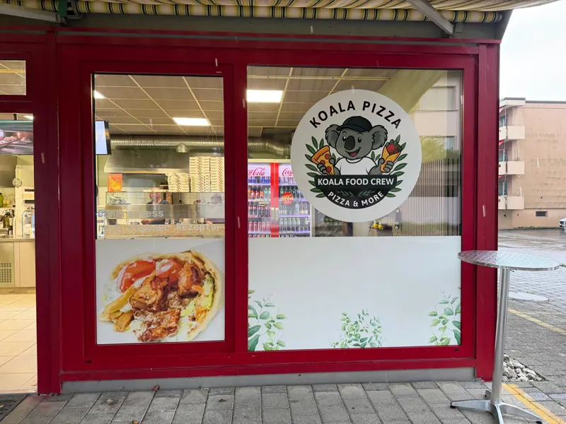 Koala Pizza – Schaufenster