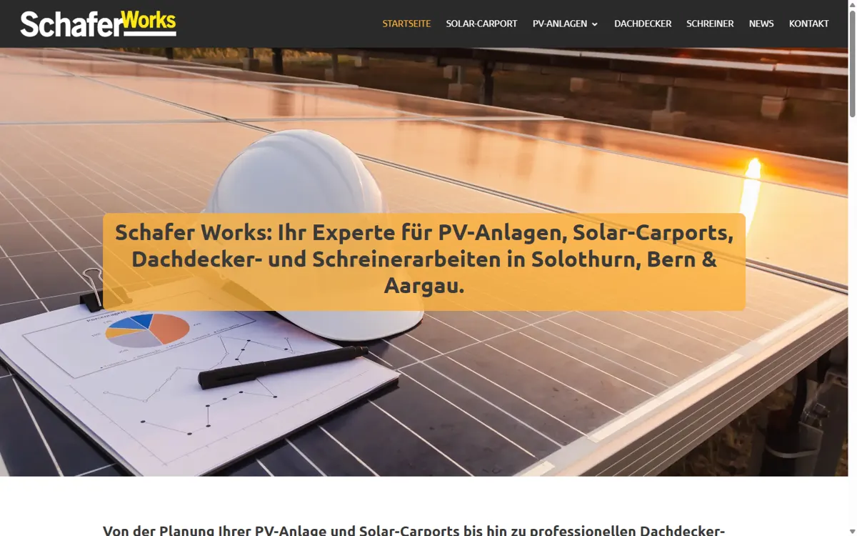 Website der Schafer Works AG
