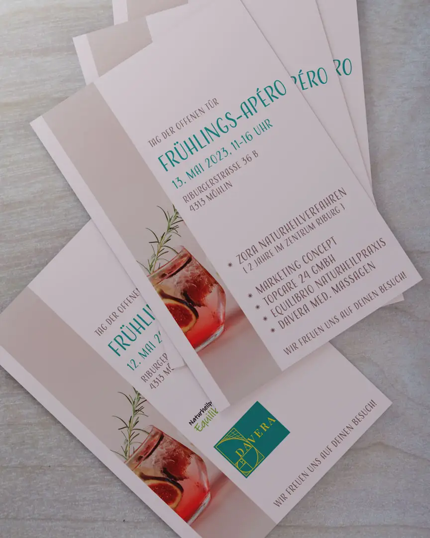Ariane Bodmer - Flyer Design - Marketing-360°