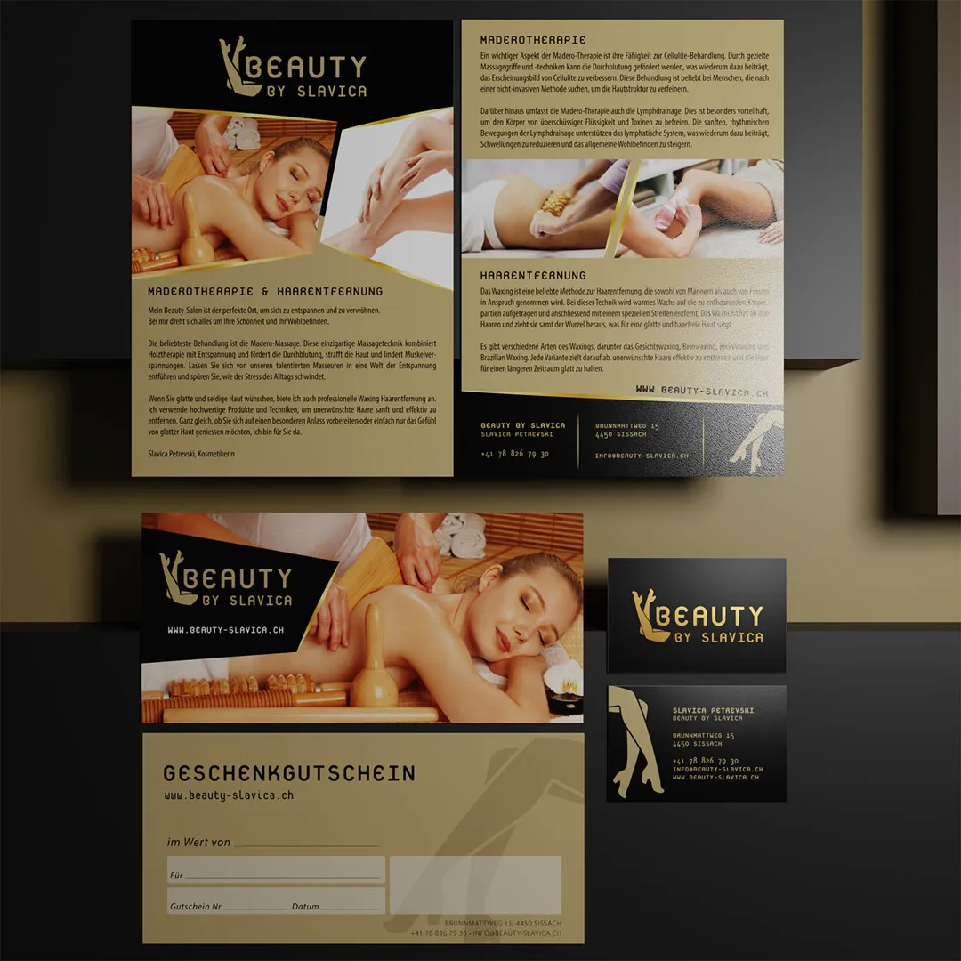 Beauty By Slavica - Flyer Design - Marketing-360°