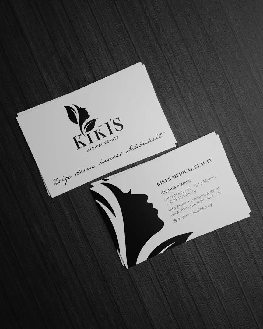 Kikis Medical Beauty - Visitenkarten Design - Marketing-360°