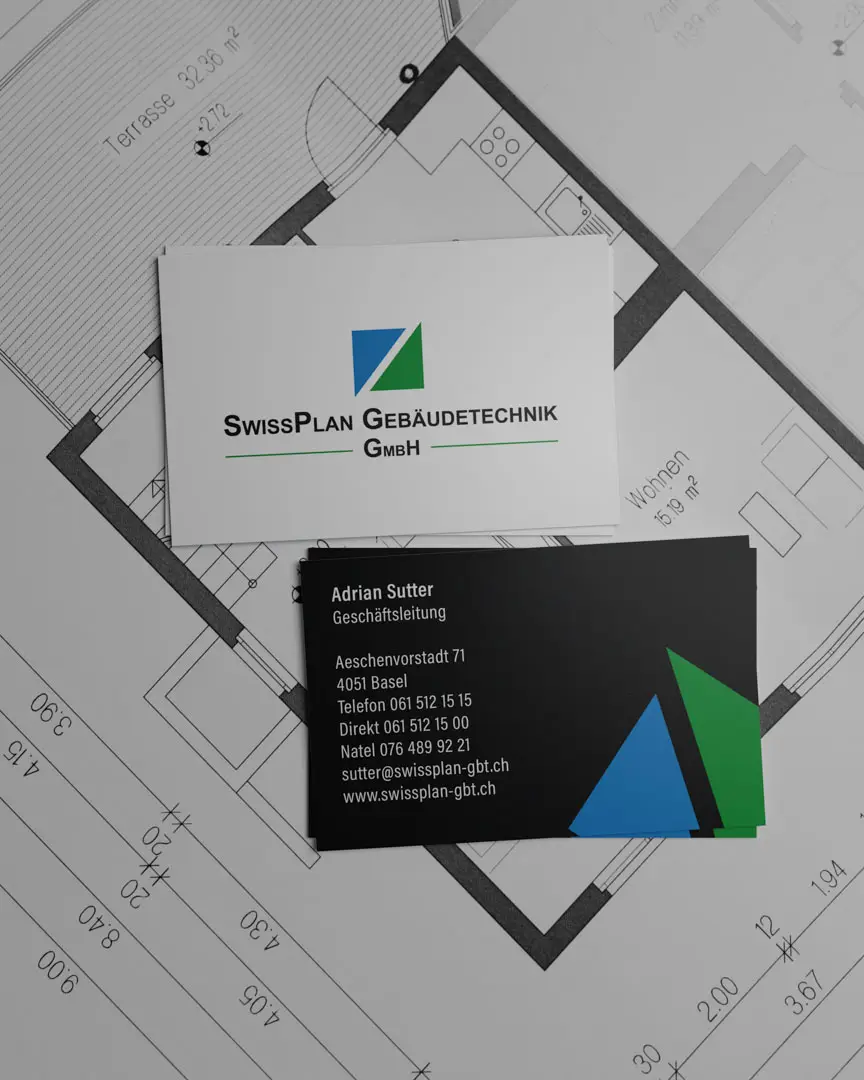 SwissPlan - Visitenkarten Design - Marketing-360°