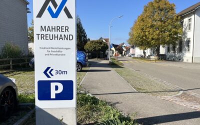 Werbestele aus Aluminium 🌟